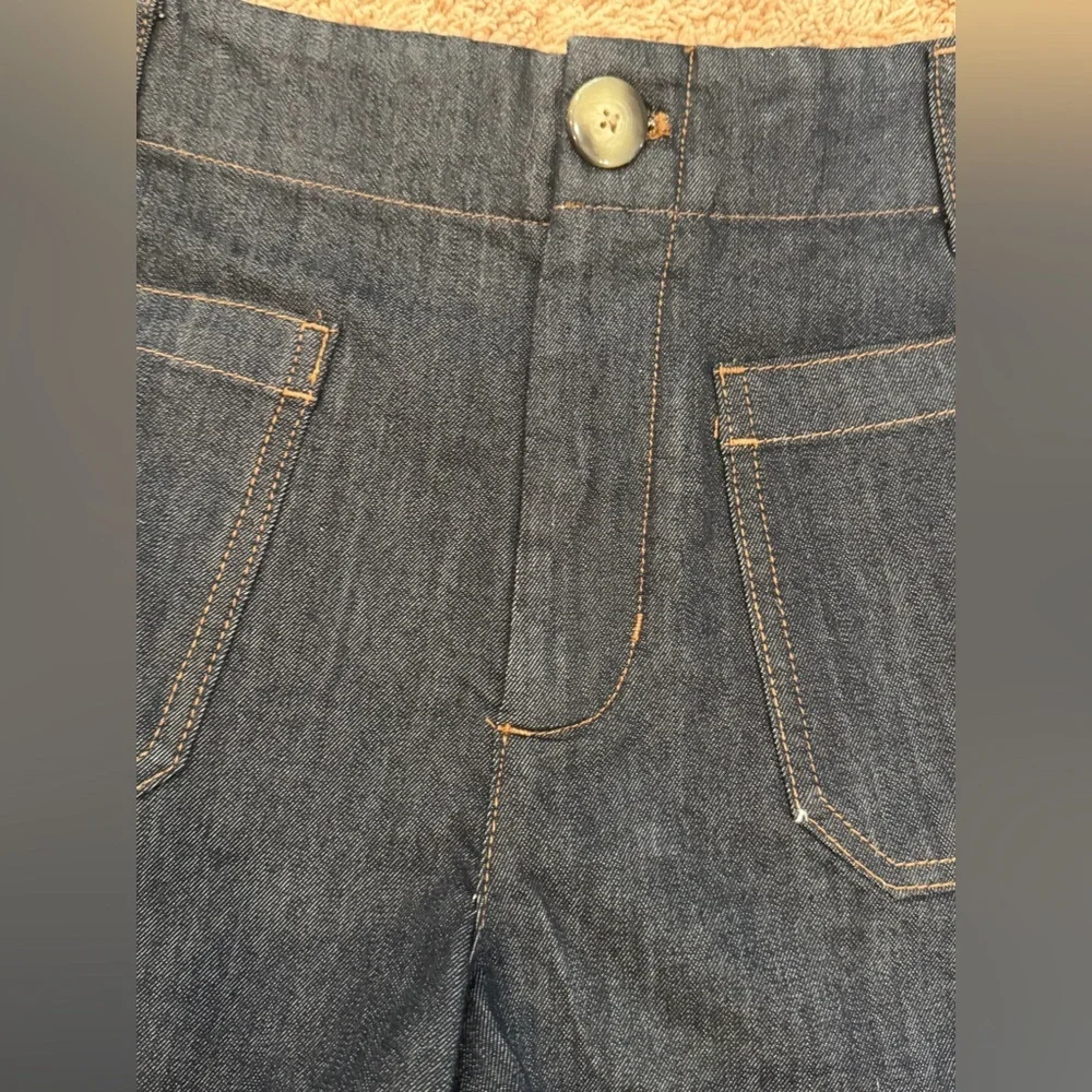 NWT new 31 Anthropologie Maeve Colette denim Jean shorts dark wash pockets - Picture 10 of 17